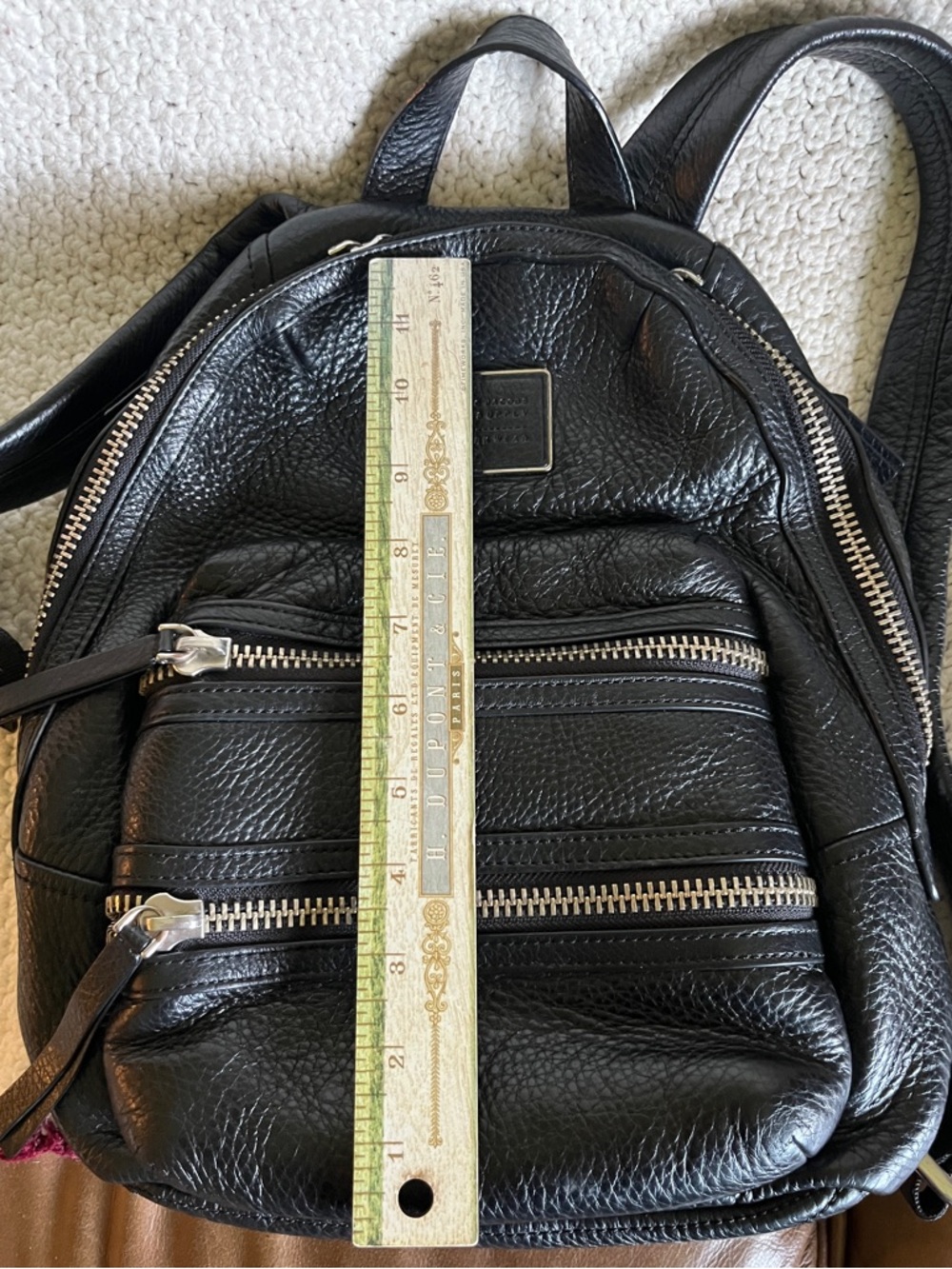 Marc By Marc Jacobs Black Leather Backpack - Picture 2 of 7